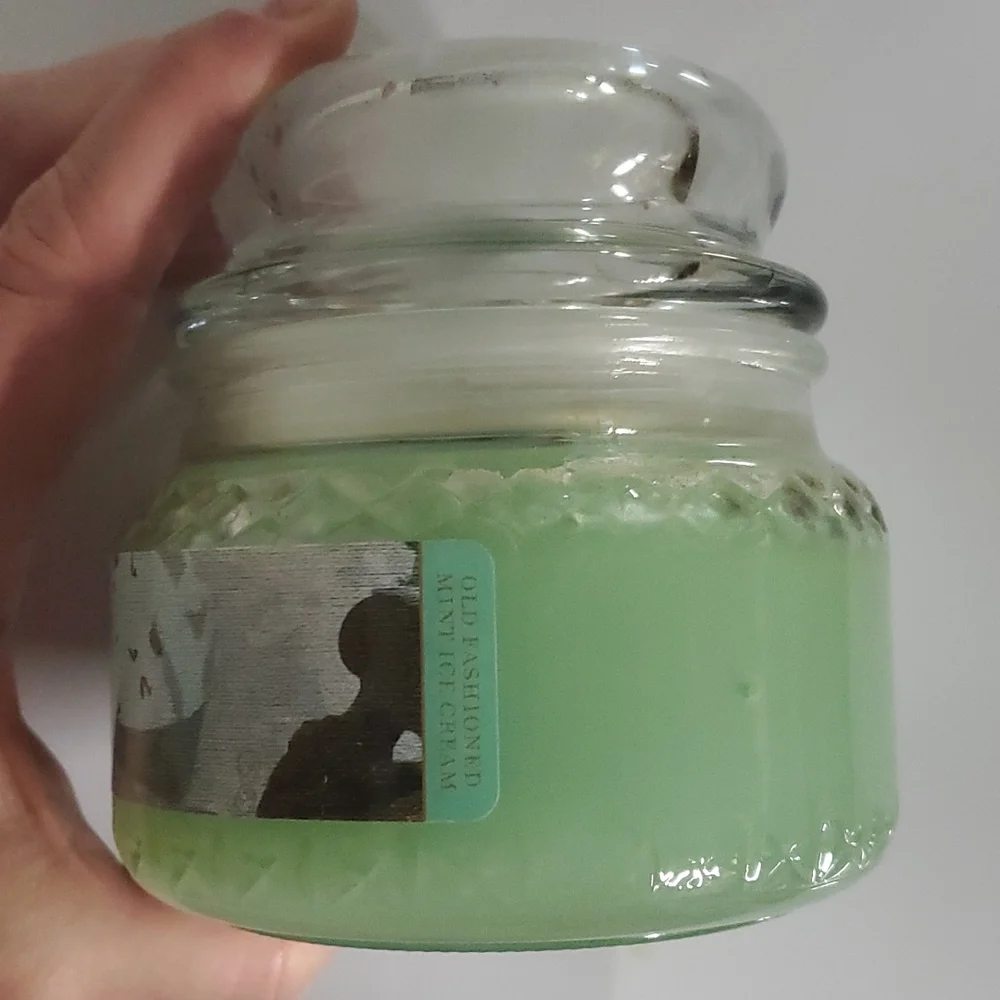 OLD FASHIONED MINT ICE CREAM small/8 oz Gold Canyon‎ two-wick candle